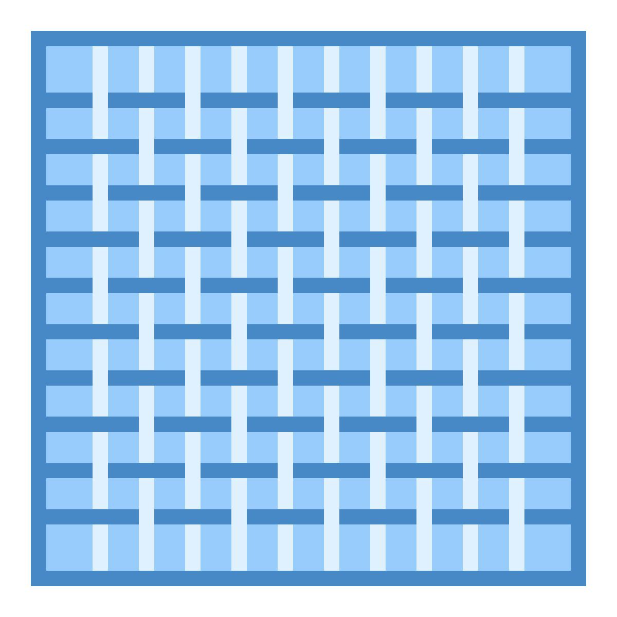 blue ui style tessuto icon