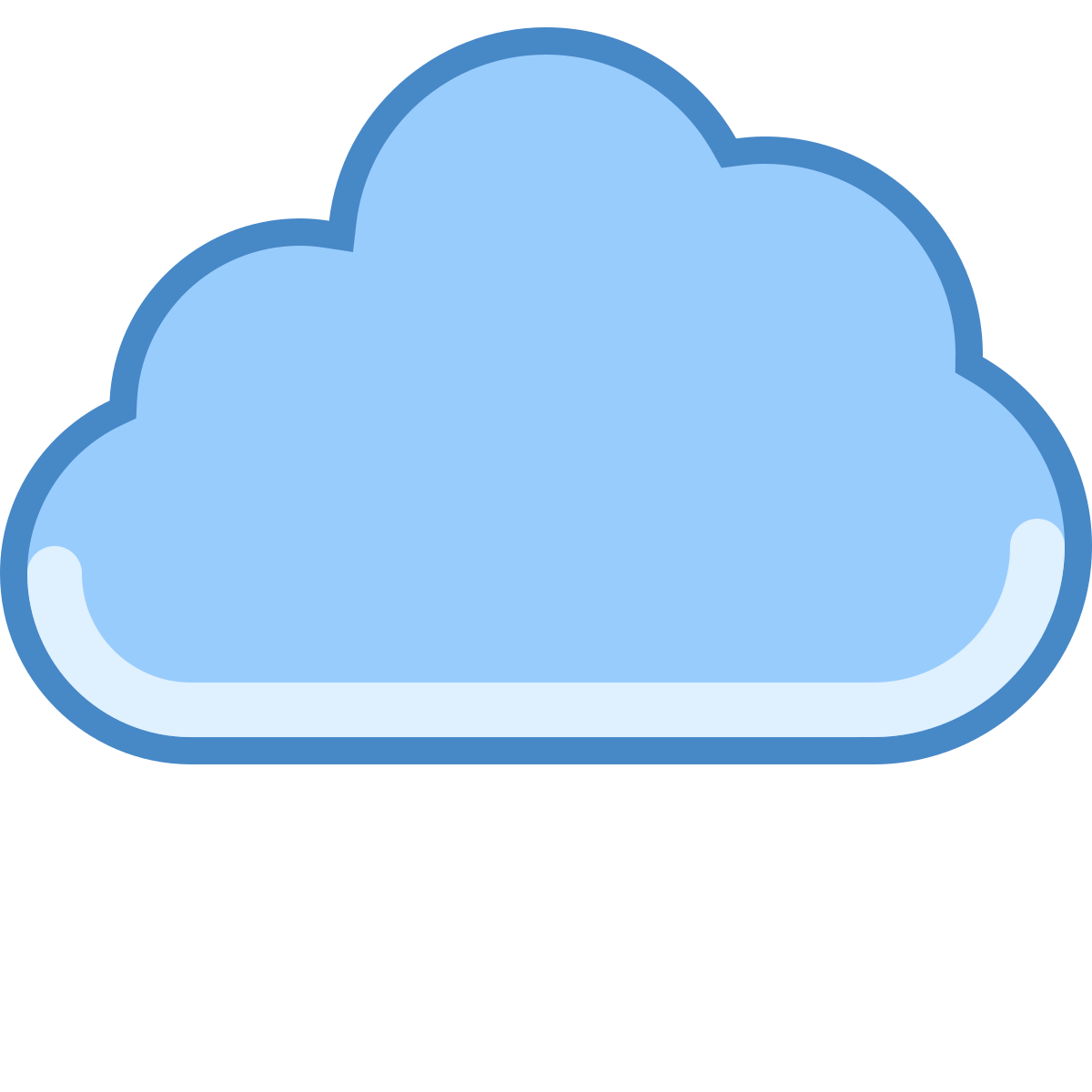 blue ui style cloud lighting  v2 icon