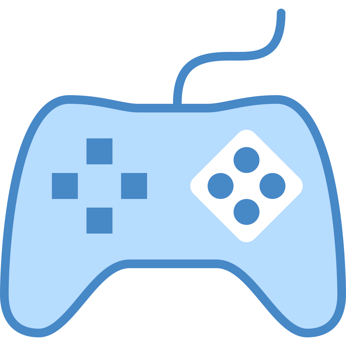 blue ui style controller icon