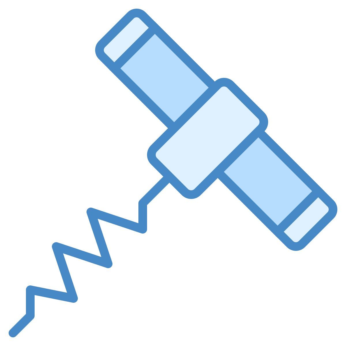 blue ui style cavatappi icon