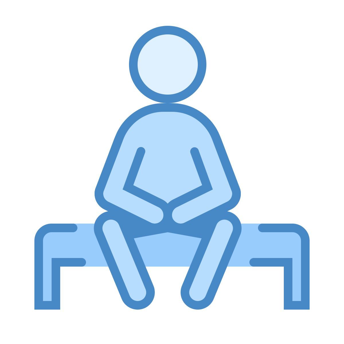 blue ui style 顾问 icon