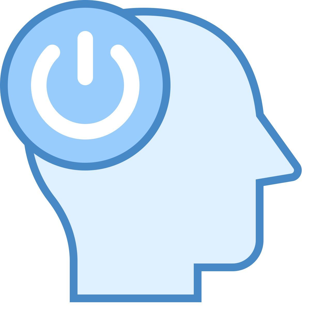 blue ui style desactivar icon