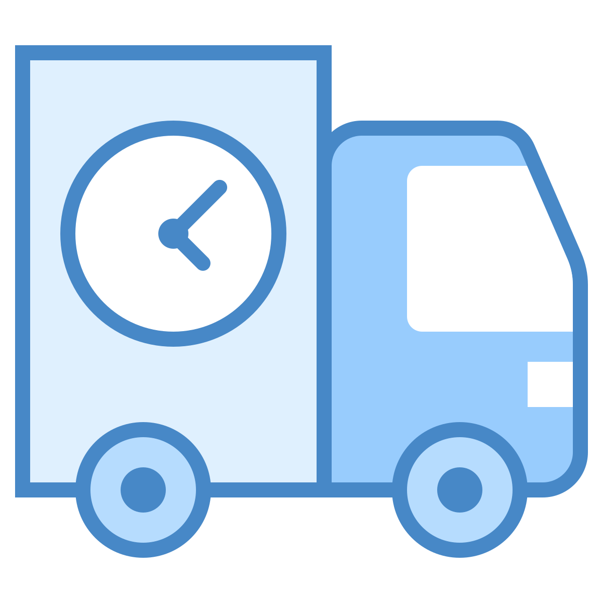 blue ui style delivery  v2 icon