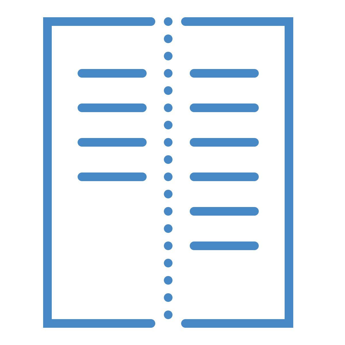 blue ui style verschiedene dateien icon