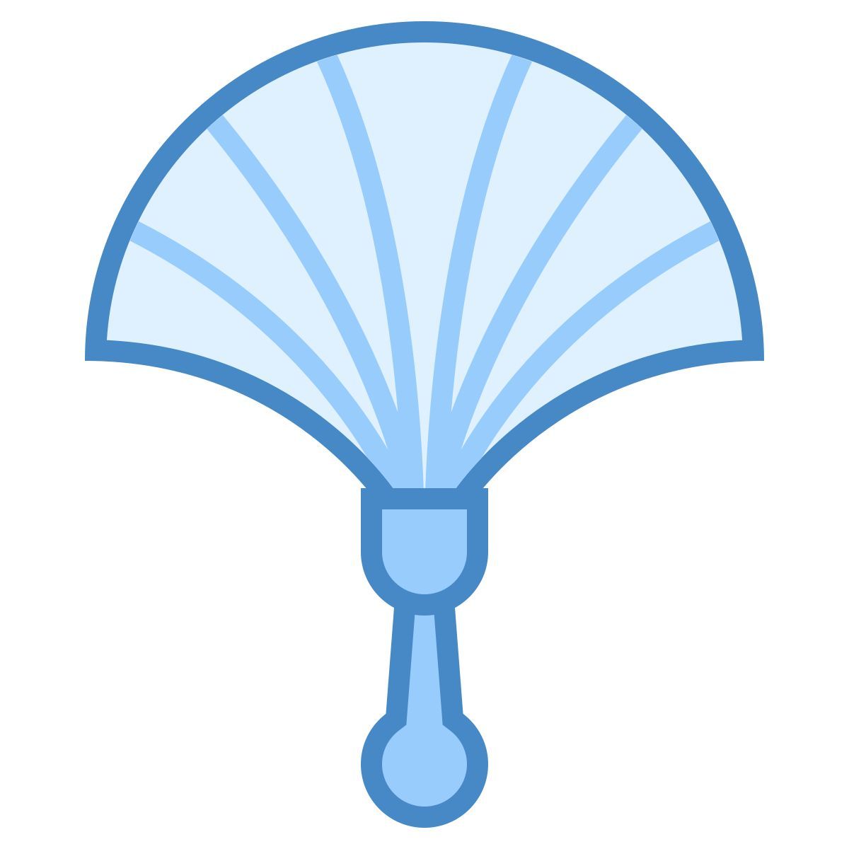 blue ui style chiffon à poussière icon