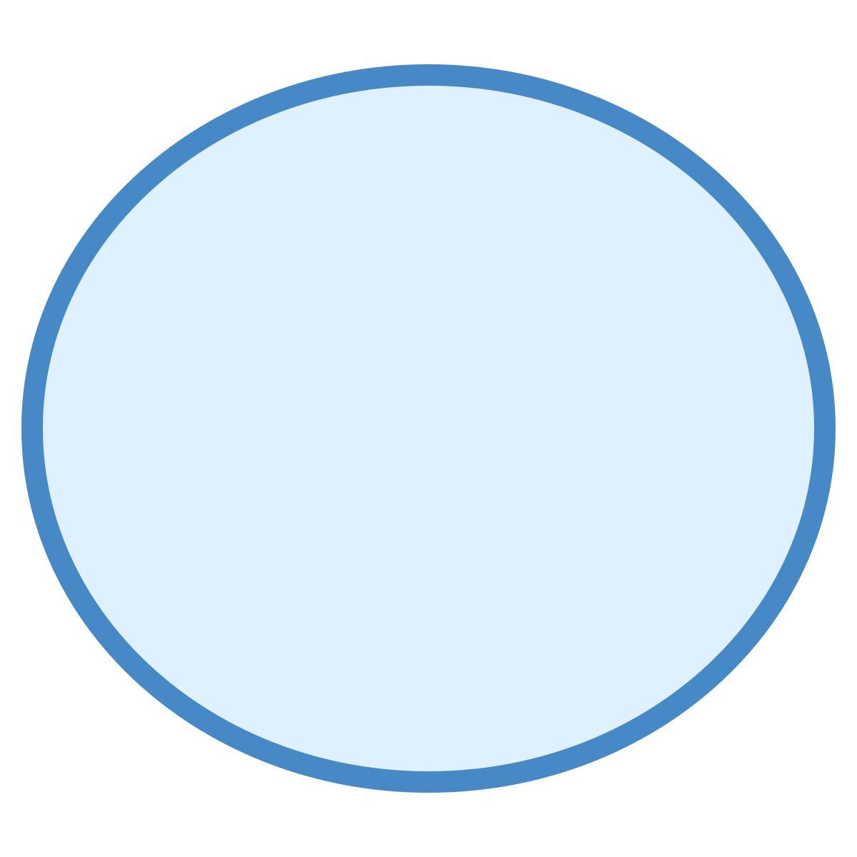 blue ui style 椭圆 icon