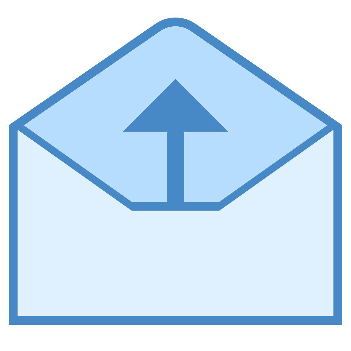 blue ui style feedback icon