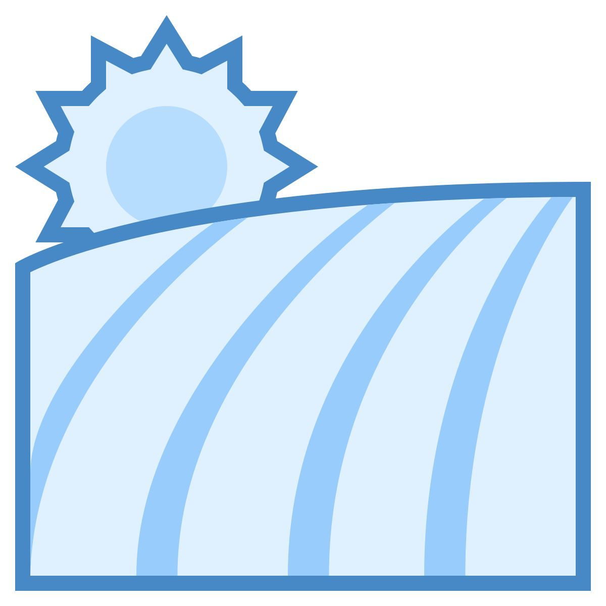 blue ui style campo icon