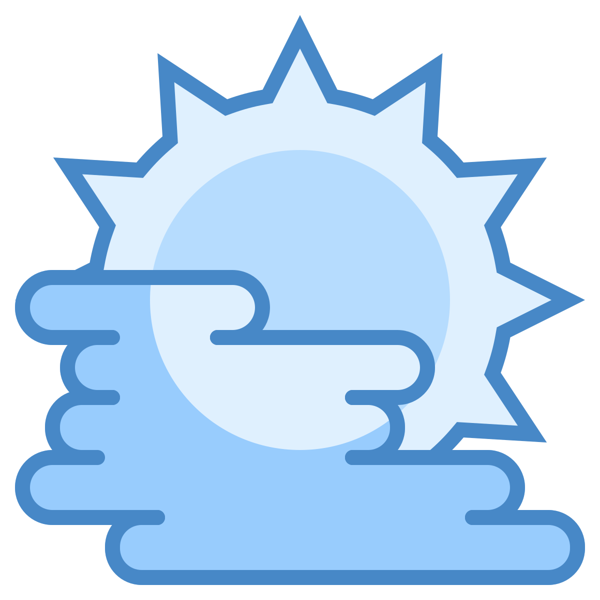 blue ui style fog day  v2 icon