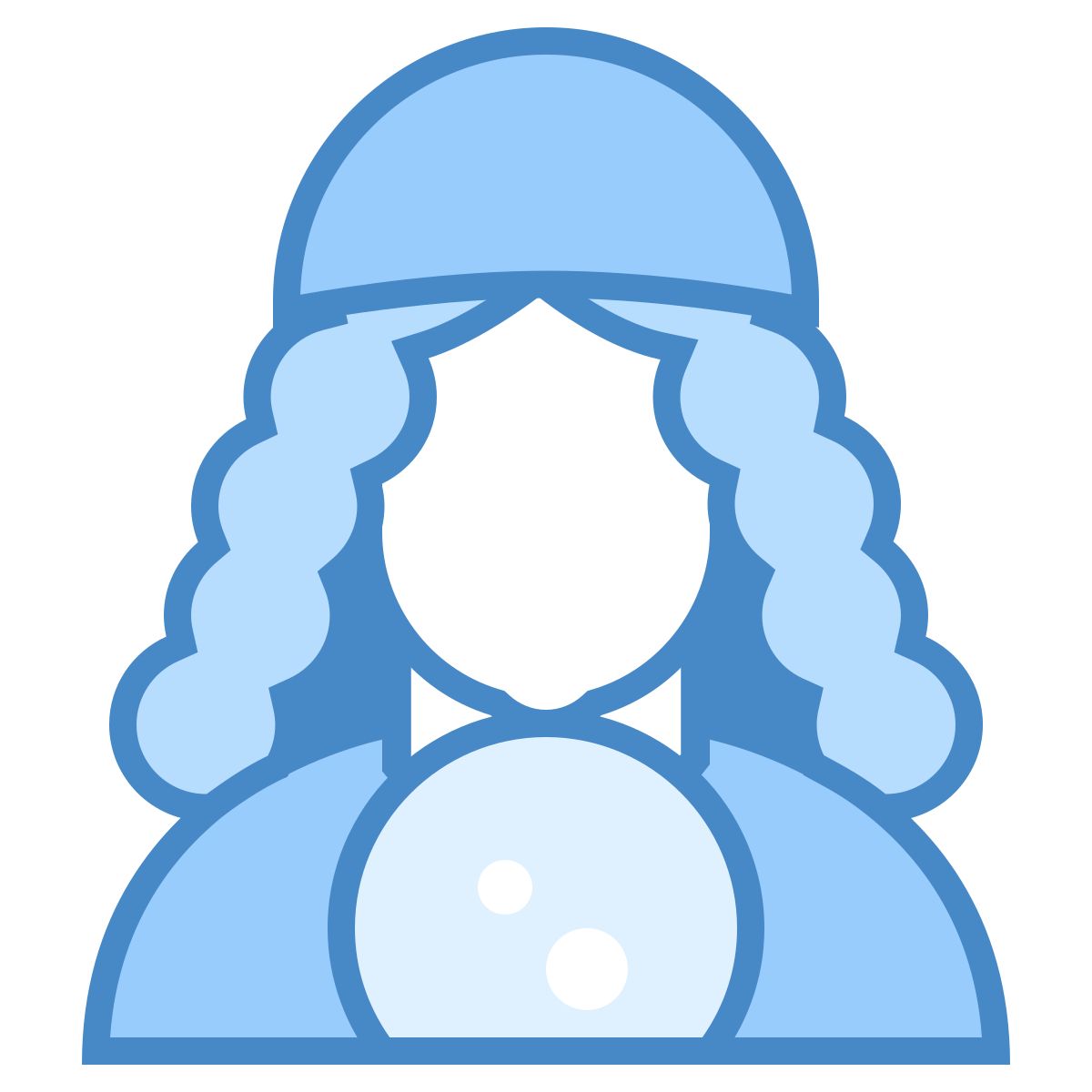 blue ui style fortune teller icon