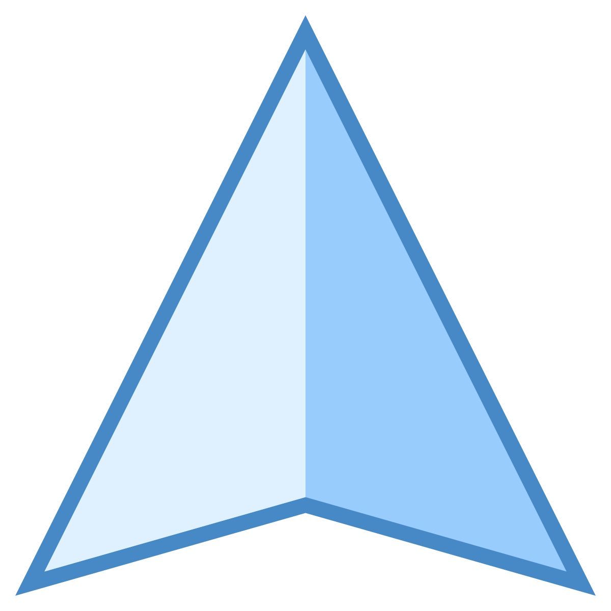 blue ui style dispositivo gps icon