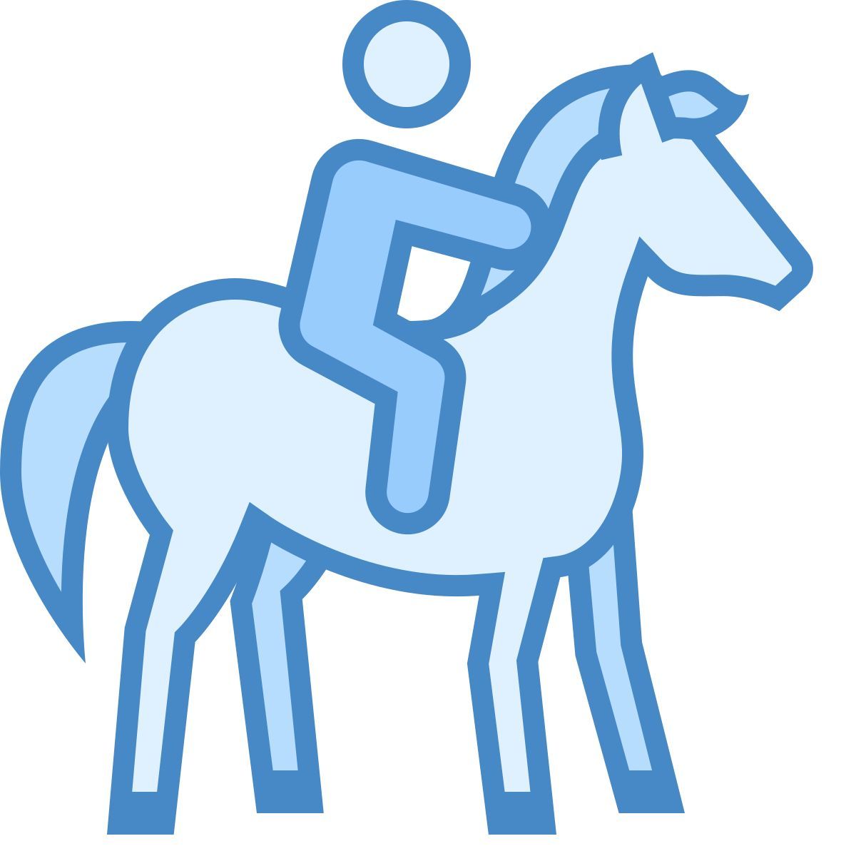 blue ui style cavaleiro icon