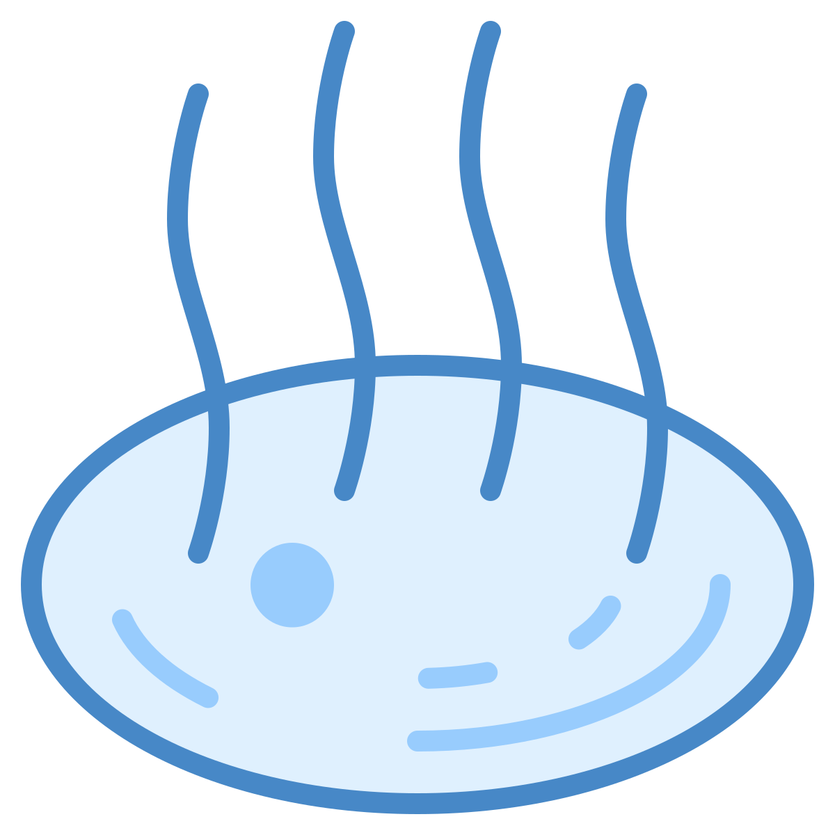 blue ui style hot springs icon
