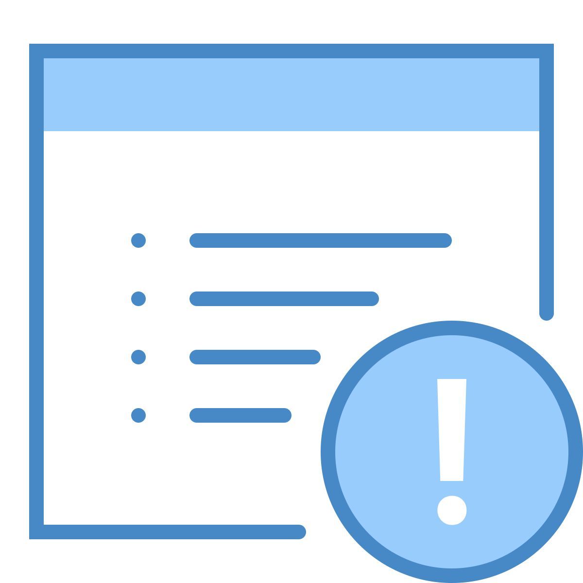 blue ui style 重要属性 icon