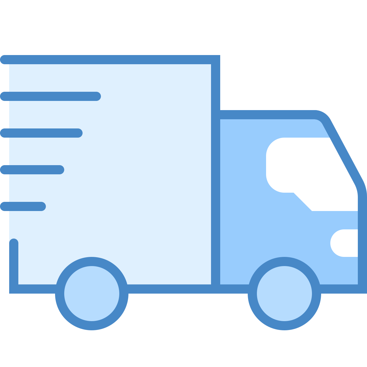 blue ui style in transit icon