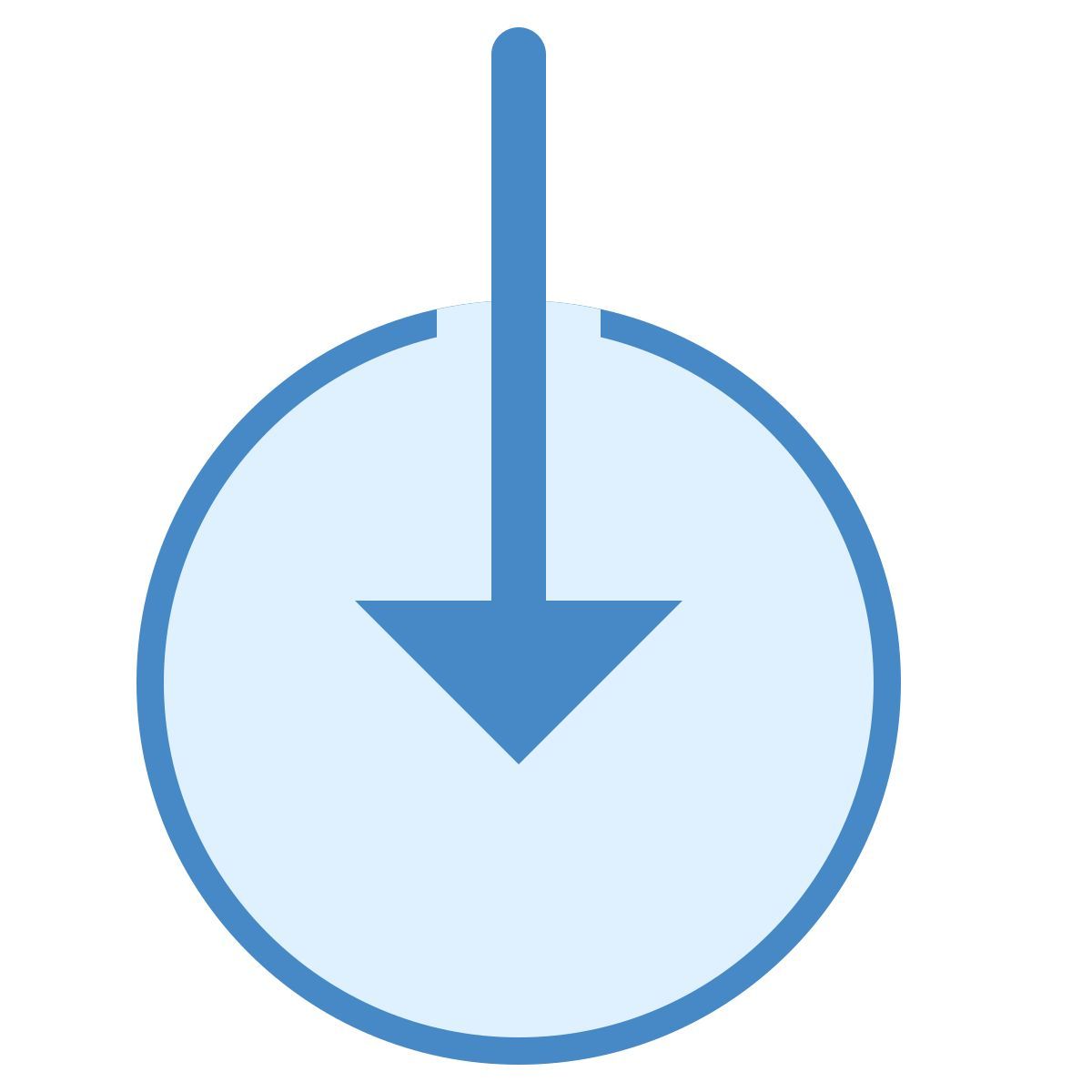 blue ui style interno icon