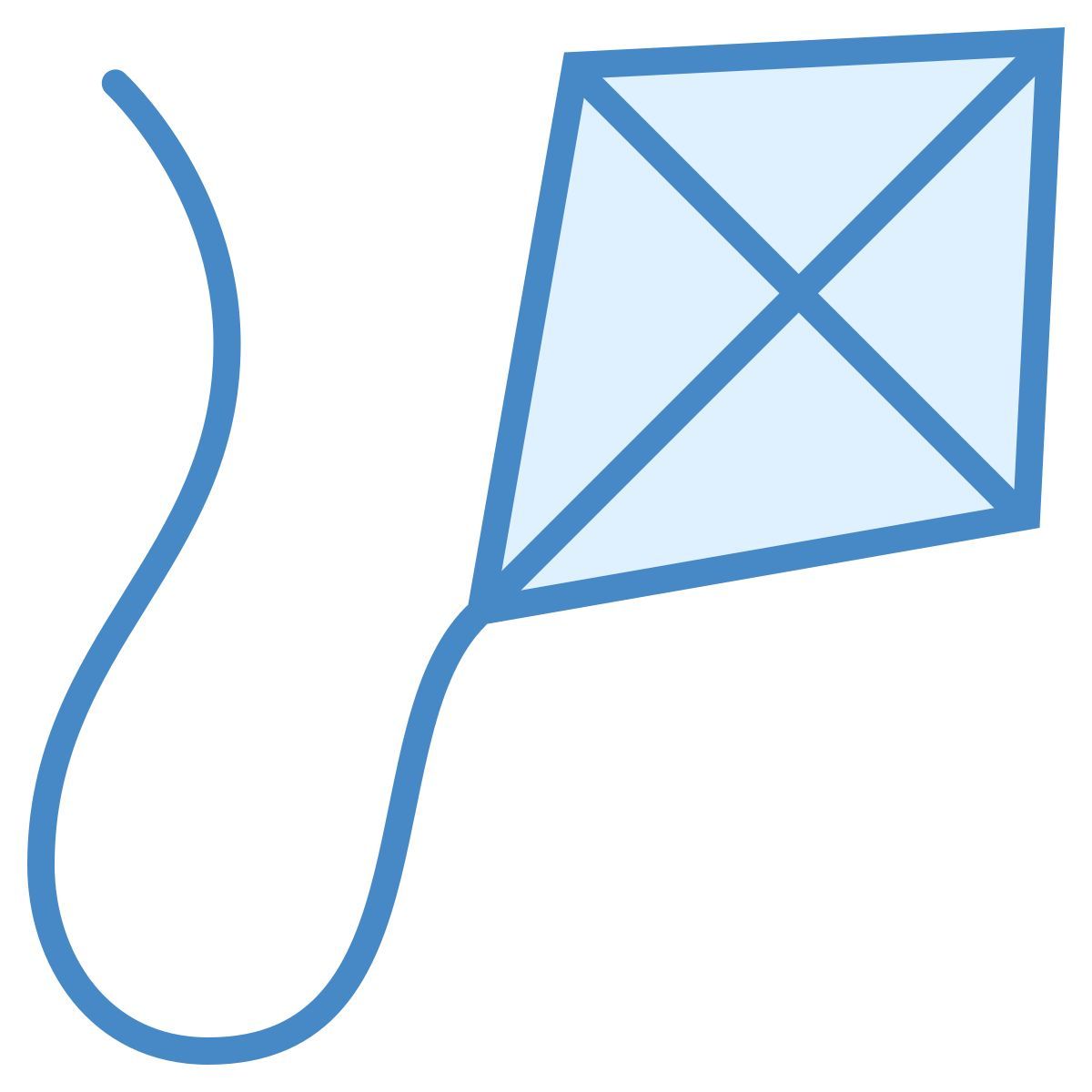 blue ui style 风筝 icon