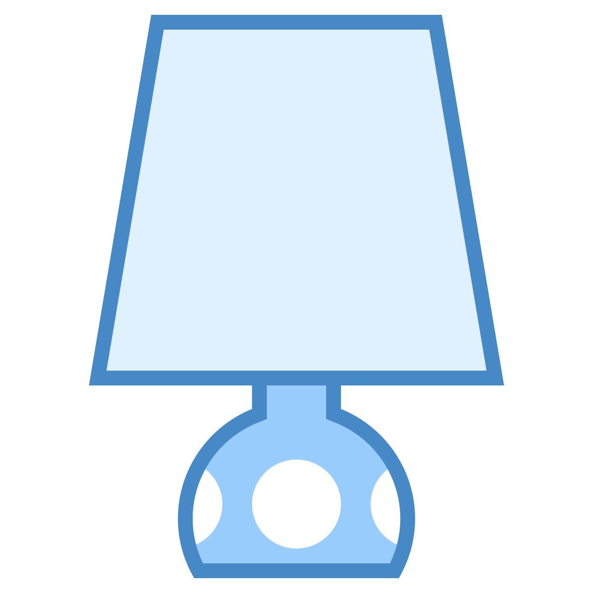blue ui style lampada icon