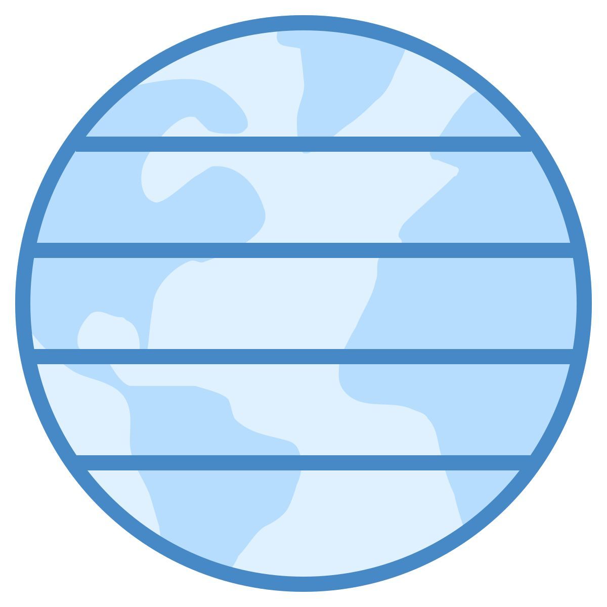 blue ui style 纬度 icon