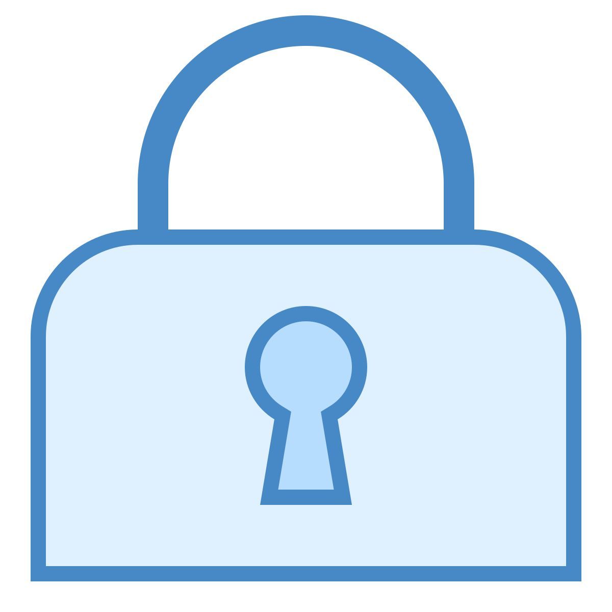 blue ui style cadenas icon