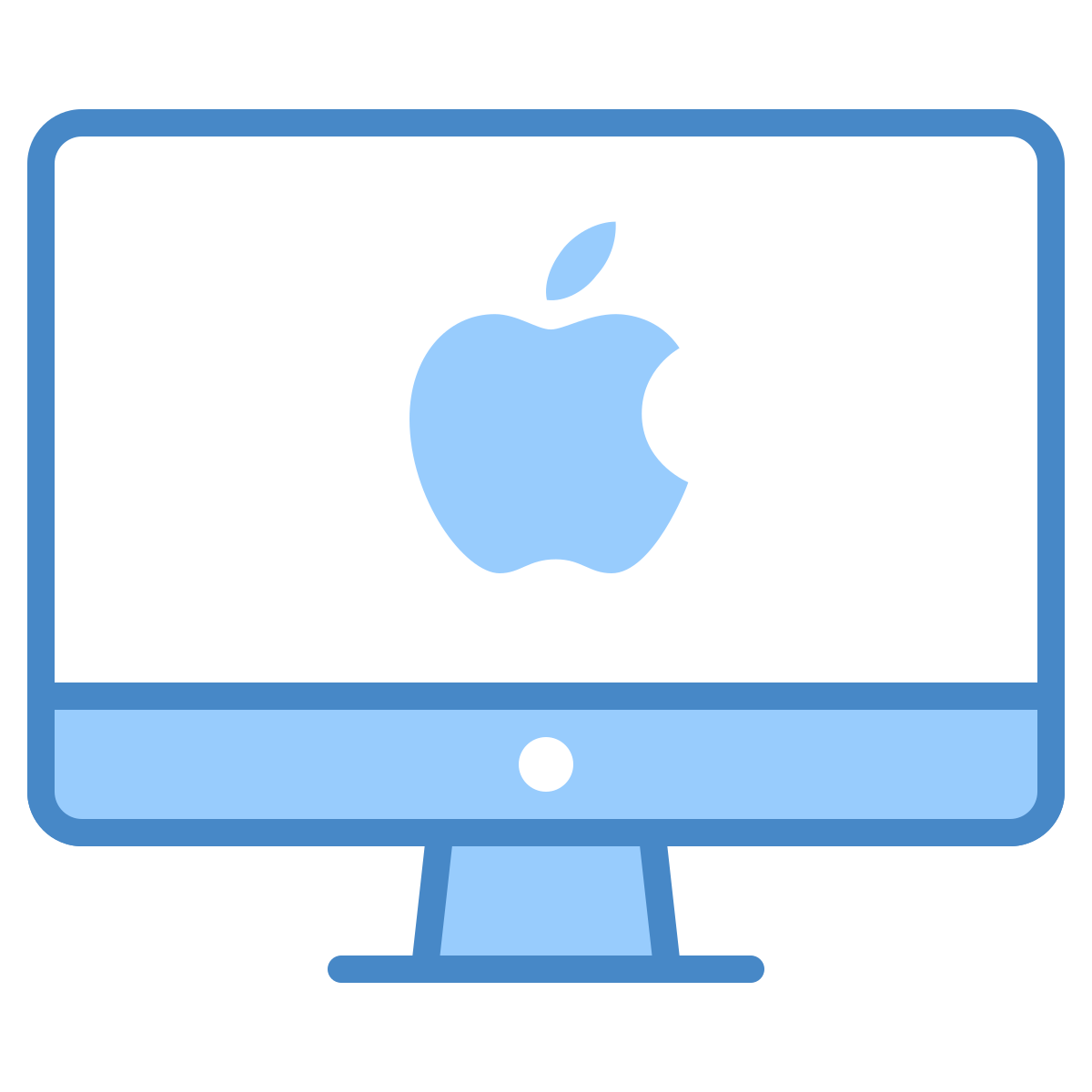 blue ui style mac client icon