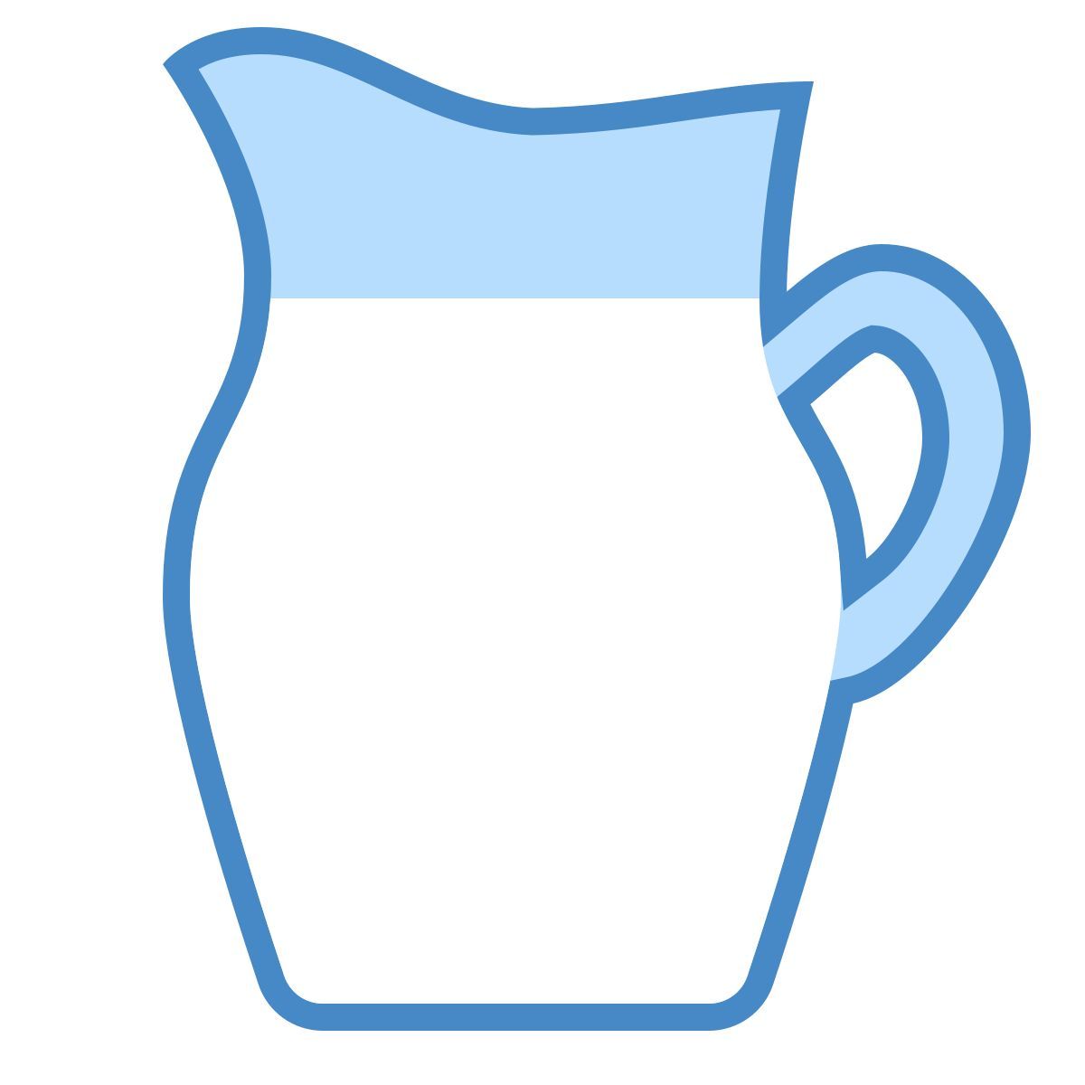 blue ui style 牛奶 icon