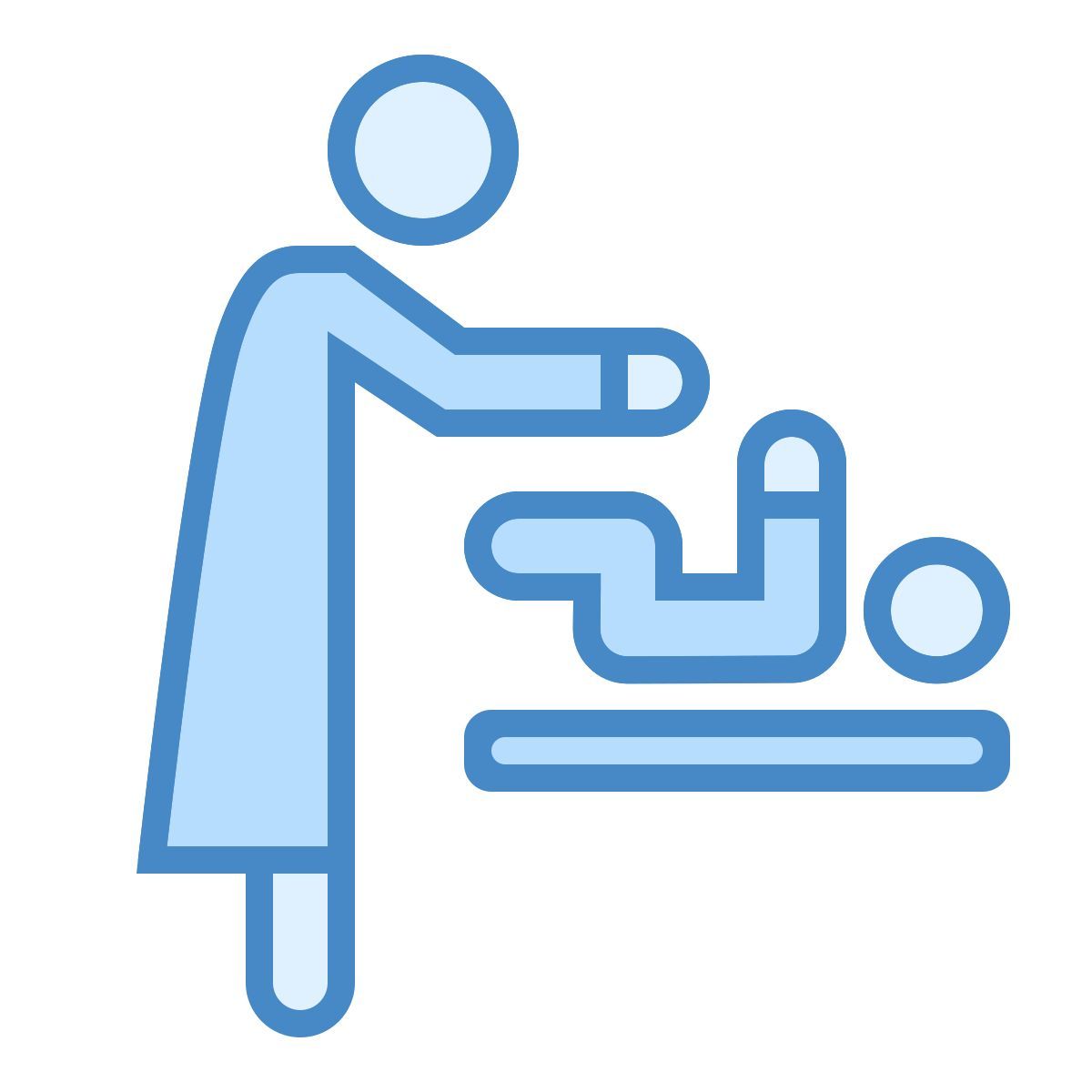 blue ui style fasciatoio icon