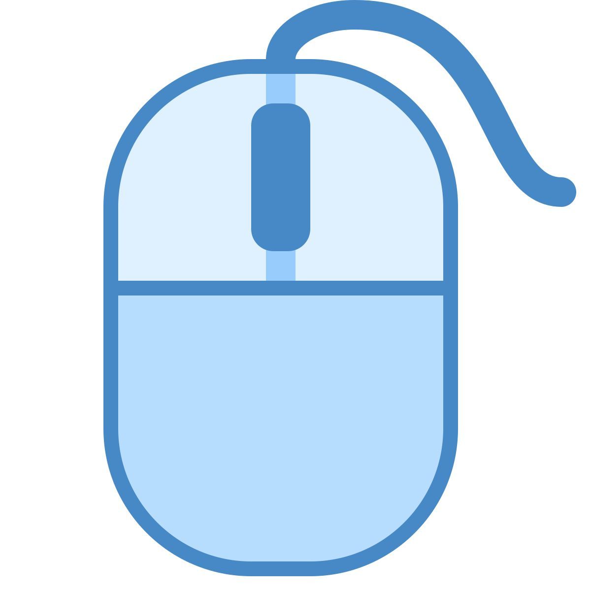 blue ui style 鼠标 icon