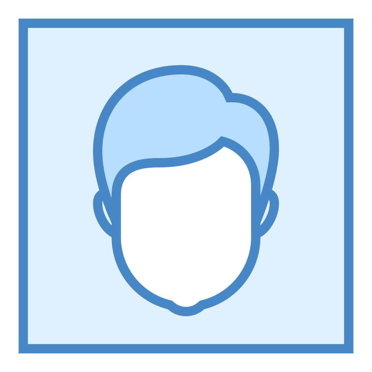 blue ui style name icon