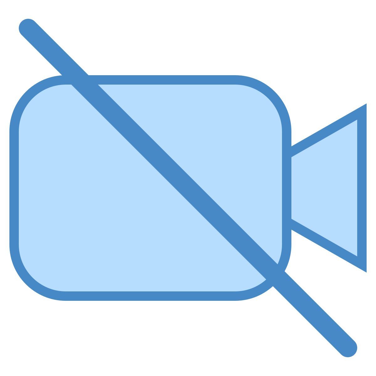blue ui style 无视频 icon
