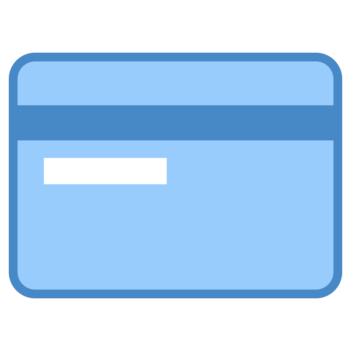blue ui style only cash icon