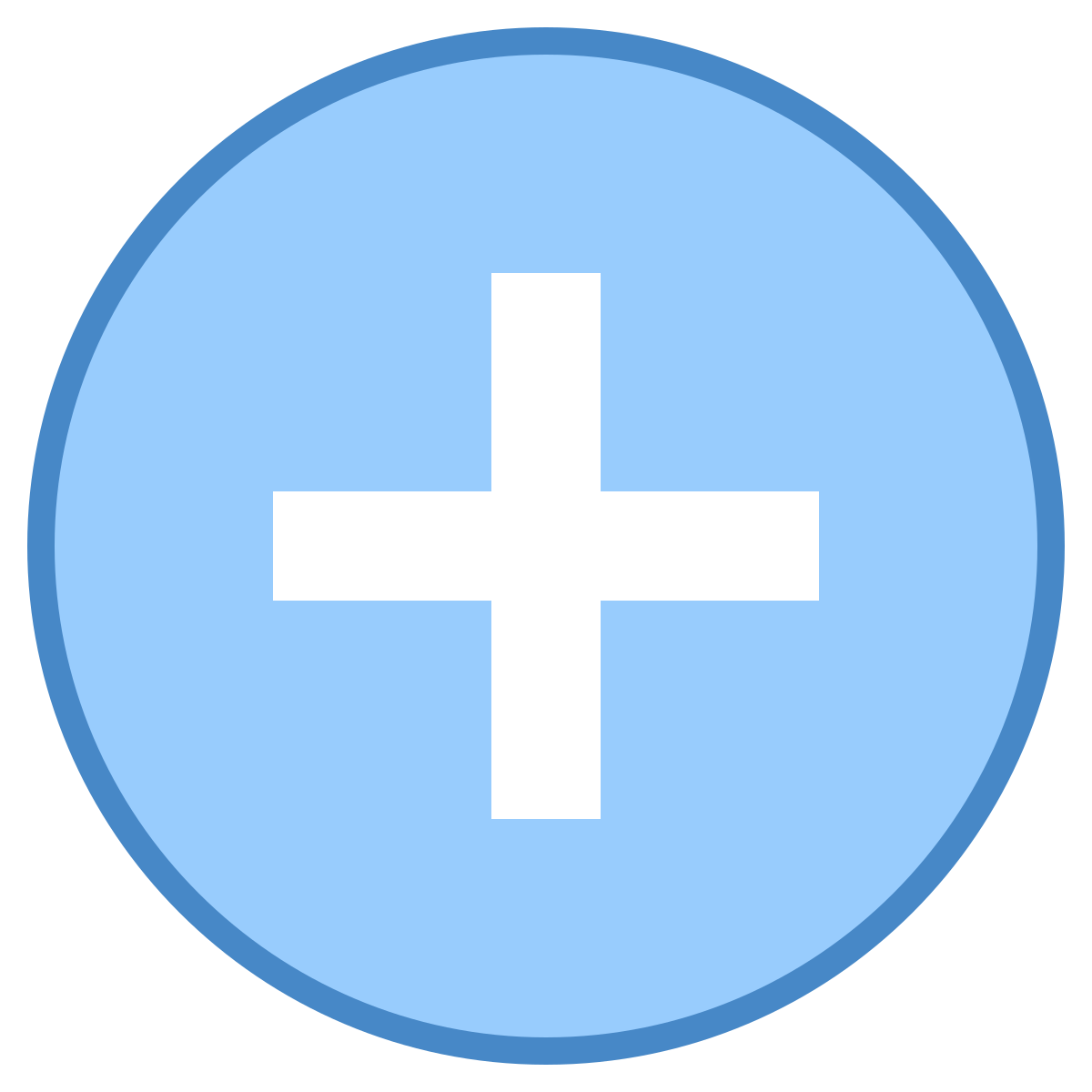 blue ui style plus  v3 icon