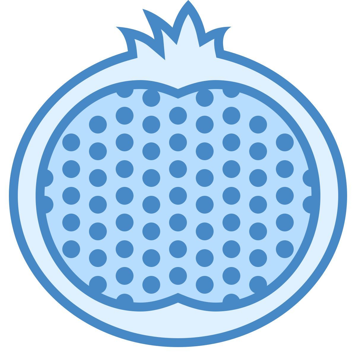 blue ui style 石榴 icon