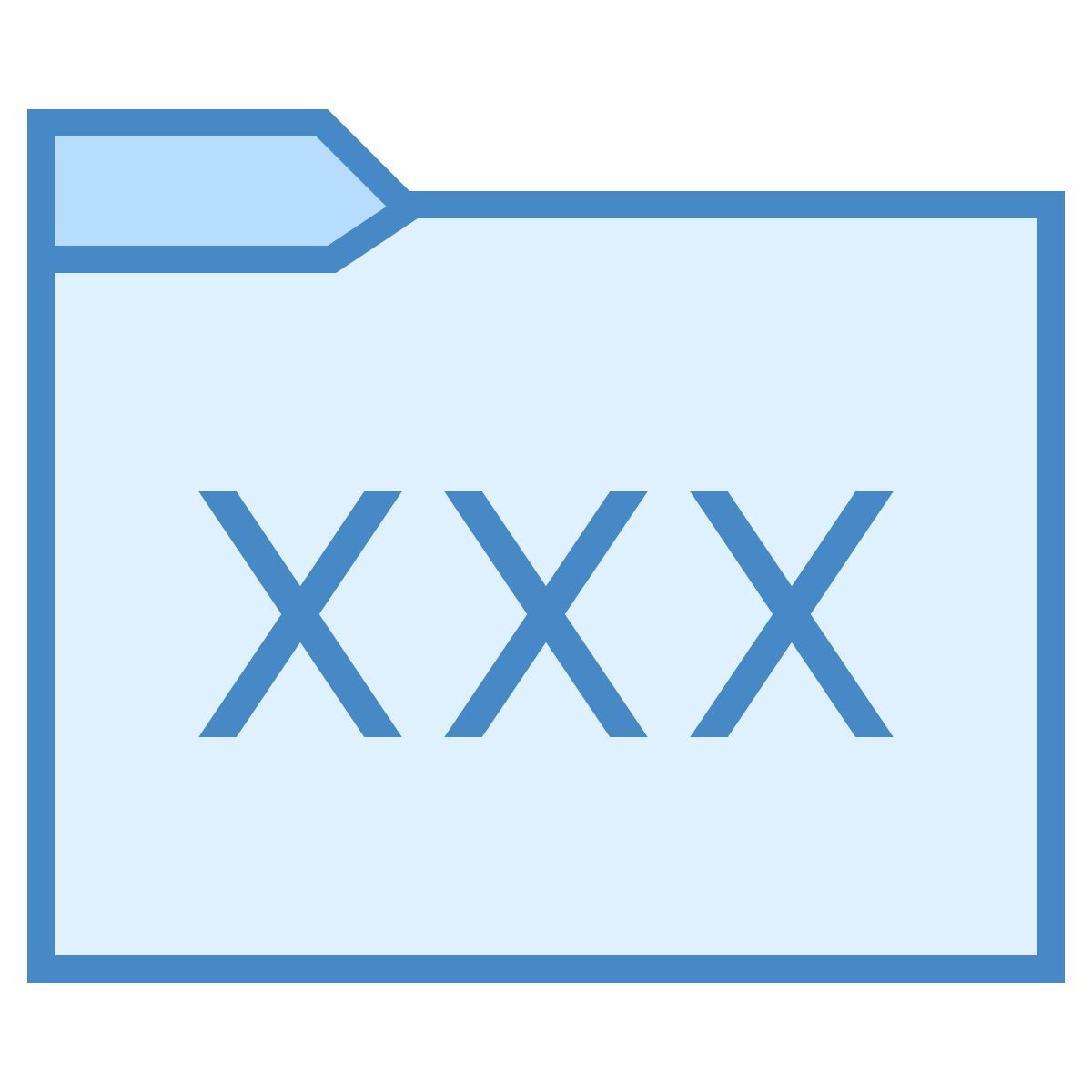 blue ui style 色情文件夹 icon