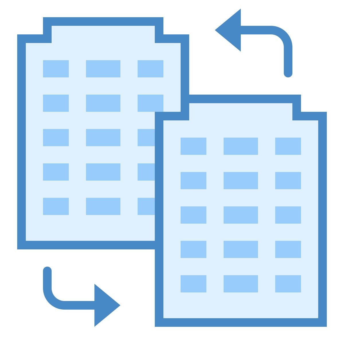 blue ui style sociedad icon