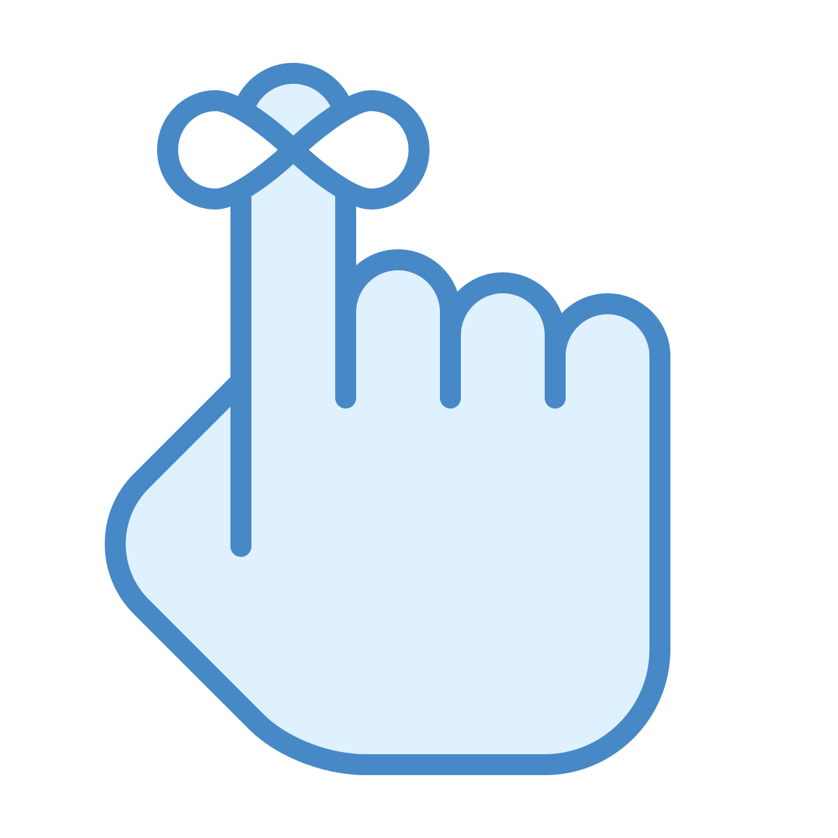 blue ui style reminder icon
