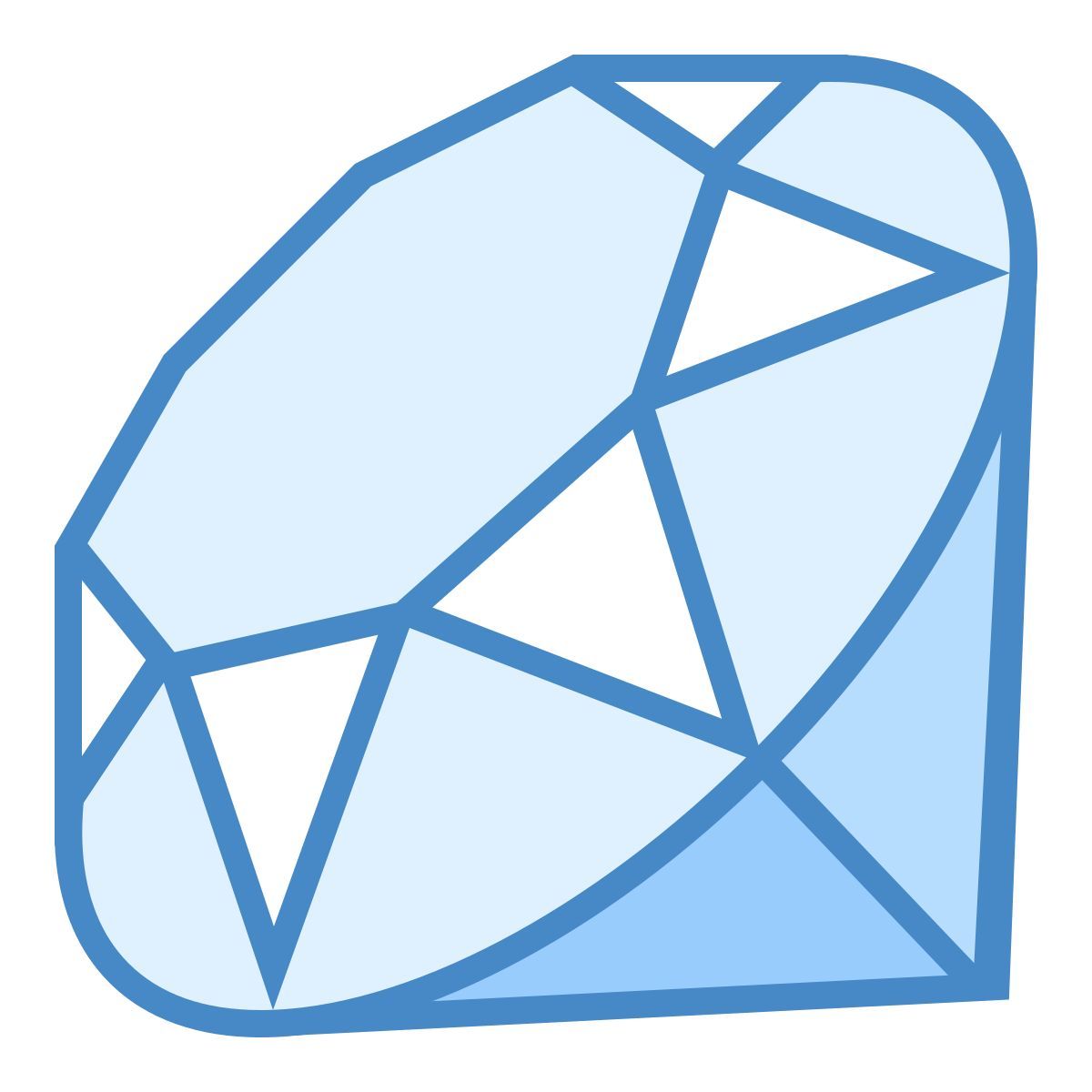 blue ui style langage de programmation icon