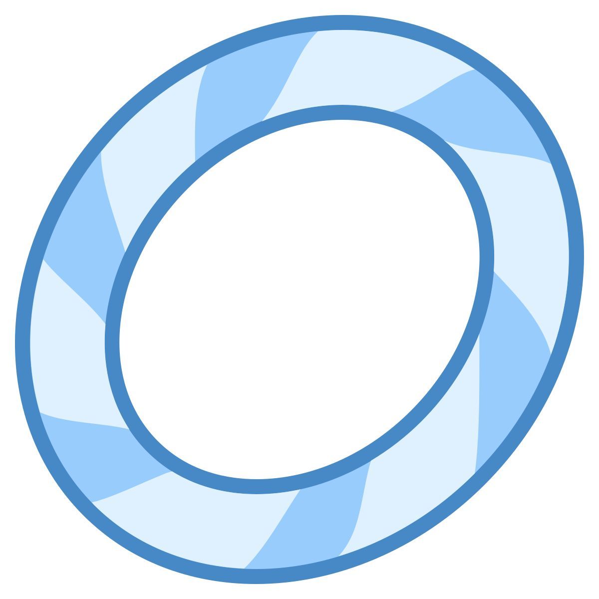 blue ui style 发圈 icon