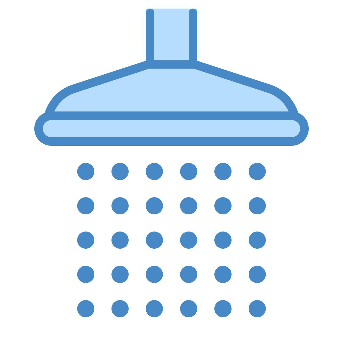 blue ui style dusche icon