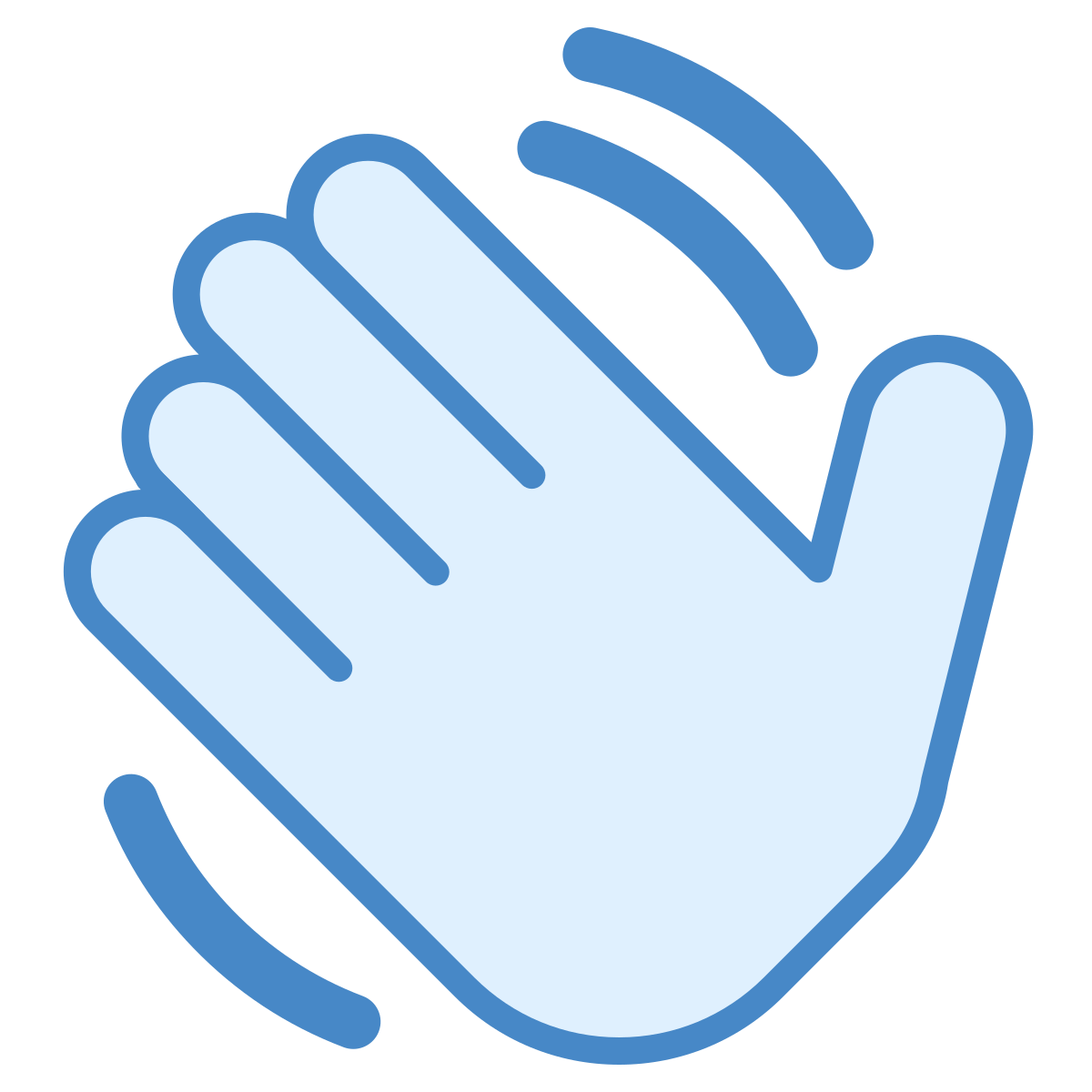 blue ui style so so icon