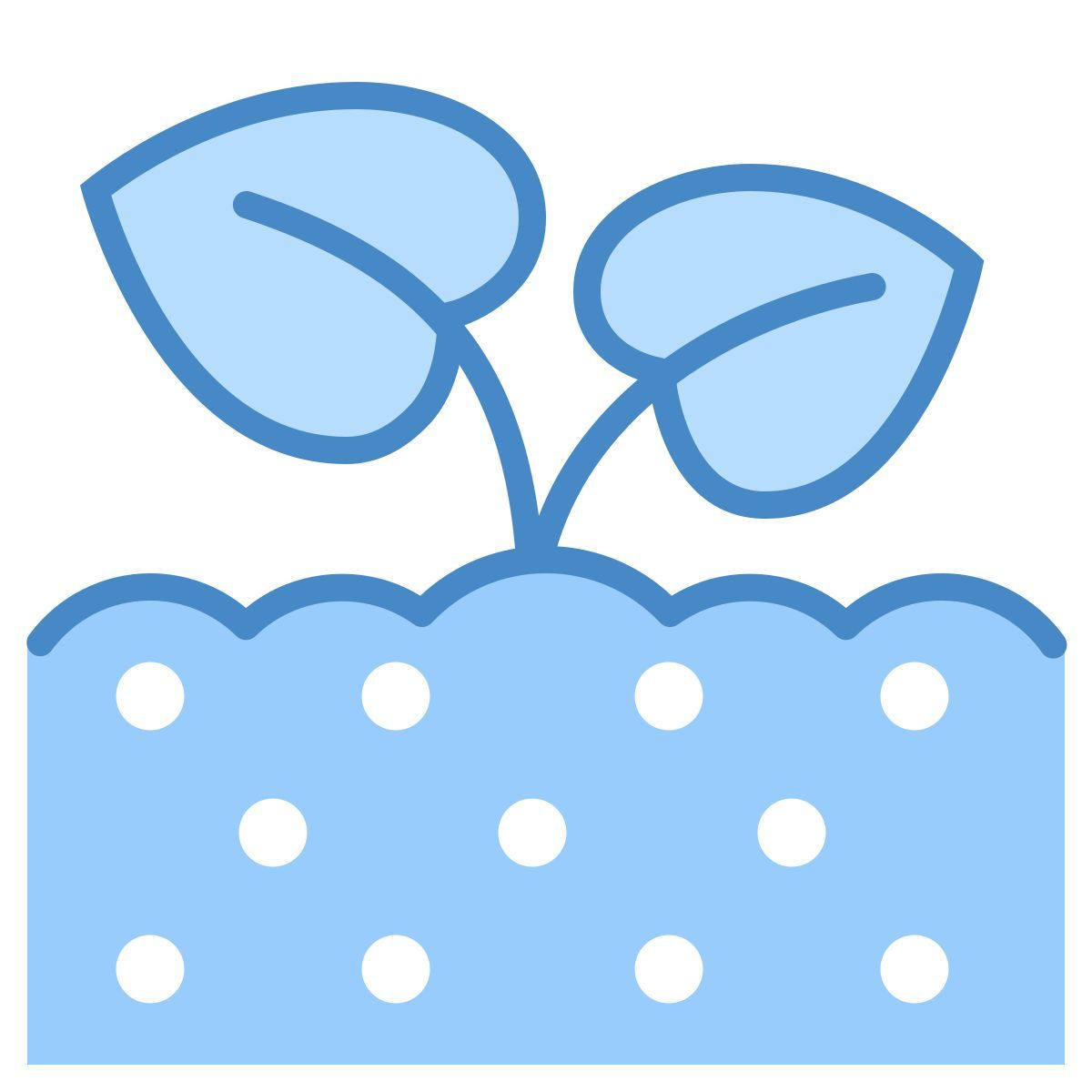 blue ui style sol icon