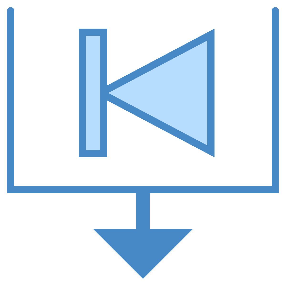 blue ui style ordenar por fecha de inicio icon