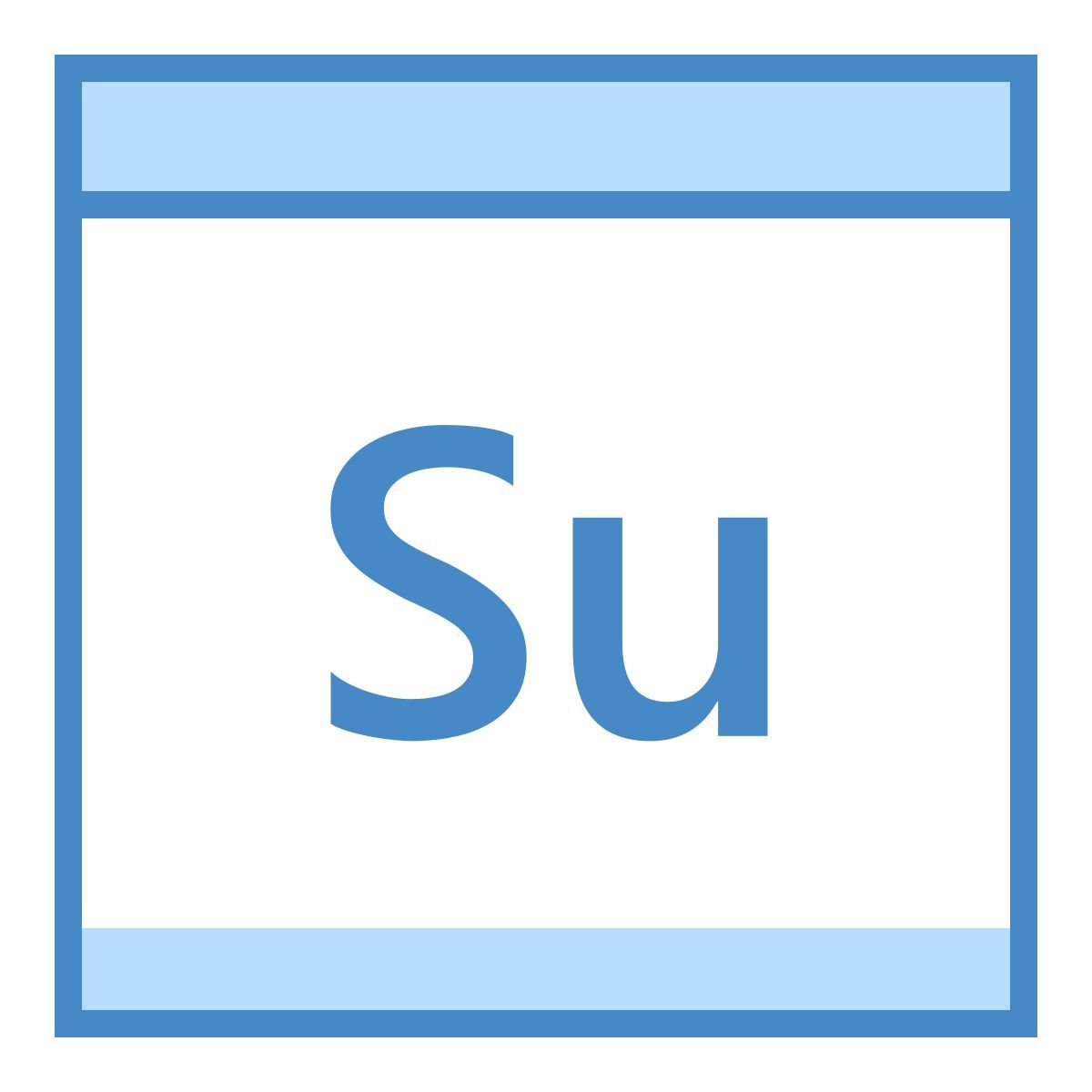 blue ui style 星期日 icon