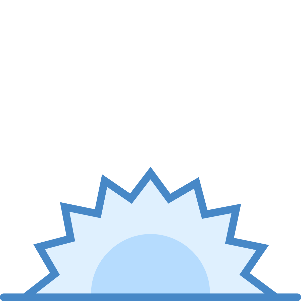 blue ui style sunrise  v2 icon