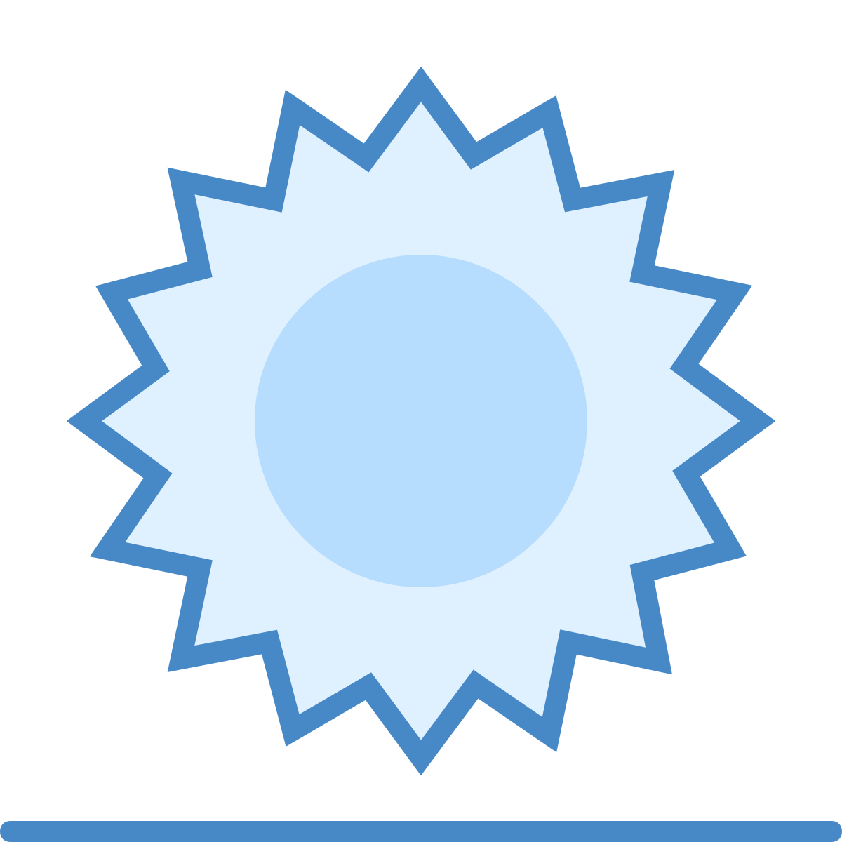 blue ui style sunset  v2 icon