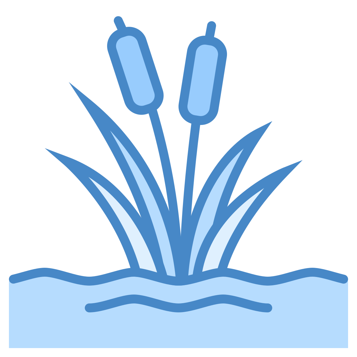 blue ui style swamp icon