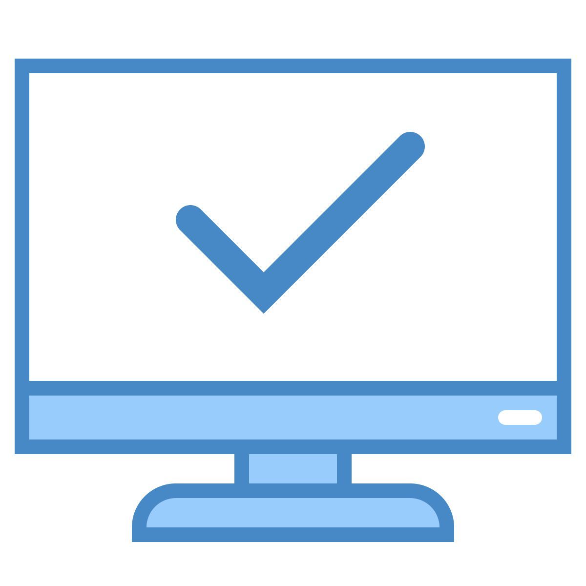 blue ui style systeminformation icon