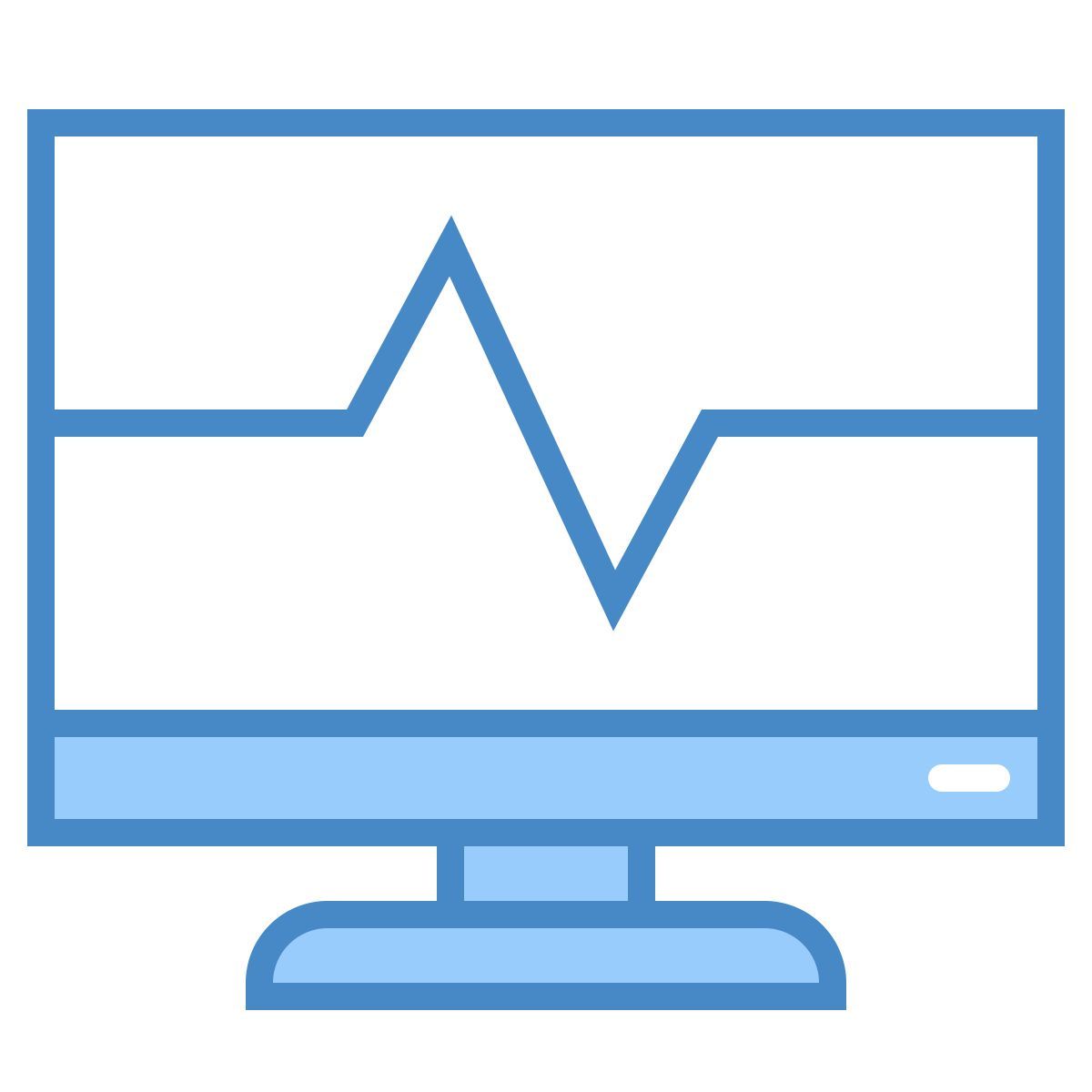 blue ui style tâche système icon