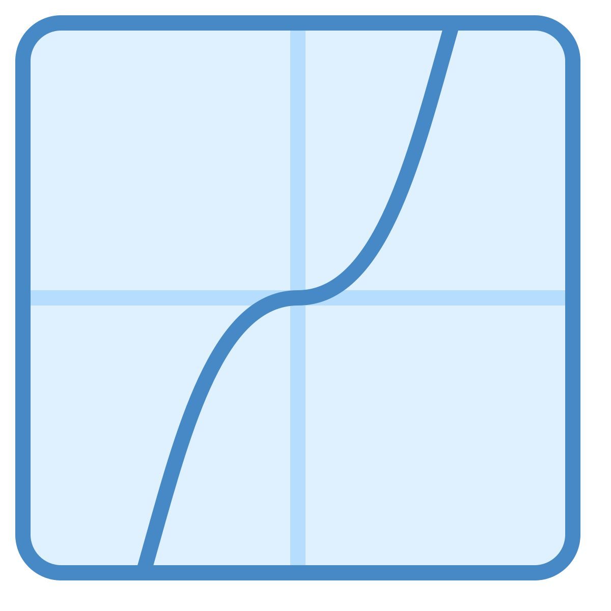 blue ui style tangente icon