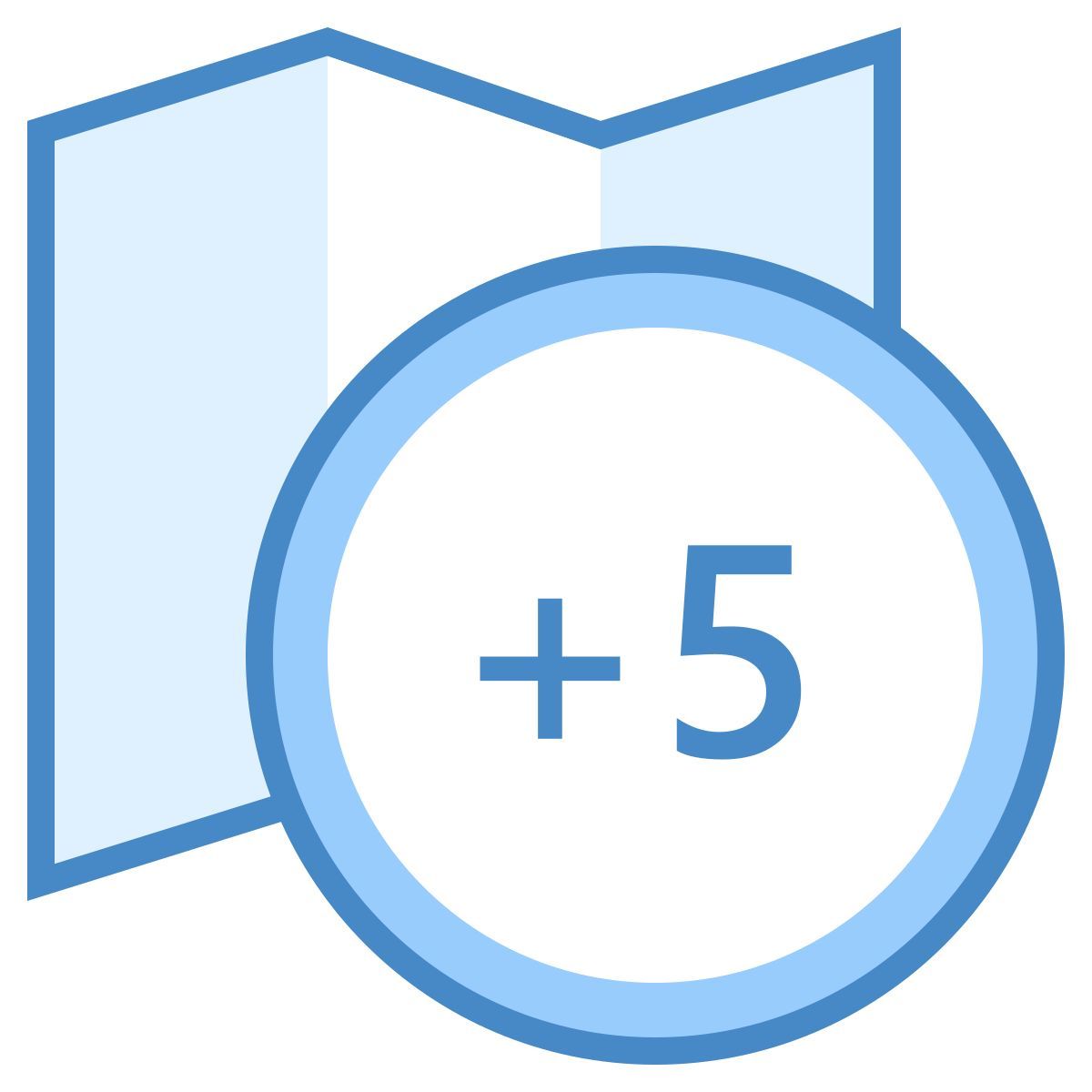 blue ui style 时区+5 icon